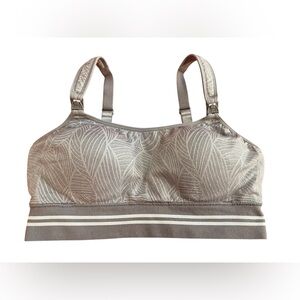 Momcozy Brand Cream Intimates Bra with Wide Straps and Seamless Design